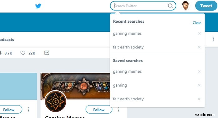Twitterで保存した検索を削除する方法【クイックヒント】