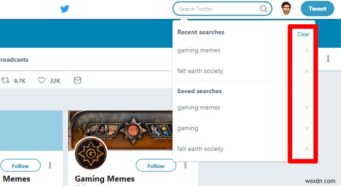 Twitterで保存した検索を削除する方法【クイックヒント】