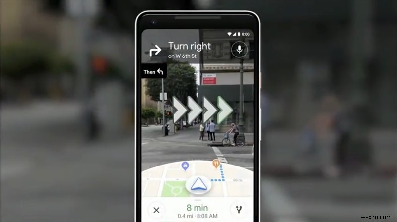 GoogleマップがAR歩行ナビゲーションをテスト開始——カメラ映像に道案内が表示される新機能とは