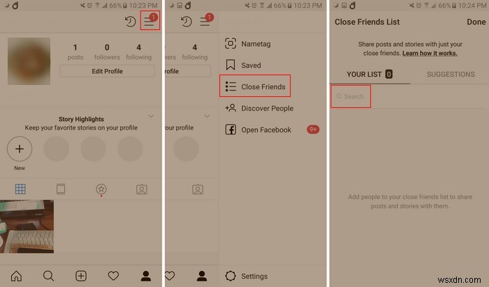 Instagramストーリーを親しい友達だけに共有する方法|Close Friends機能の使い方