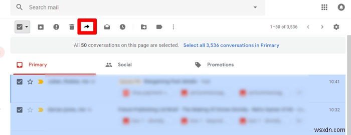 【Chrome拡張機能】Gmailで複数のメールを一括転送する方法