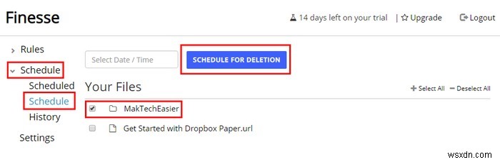 Dropboxのファイルを指定した日時に自動で削除する方法