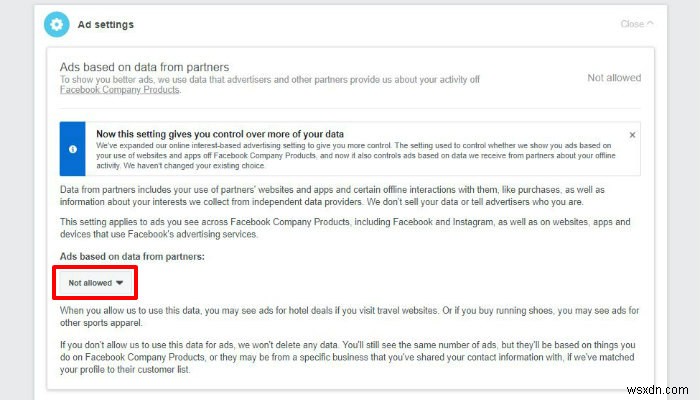 Facebookであなたの個人情報を保有している広告主を確認し、広告設定を見直す方法