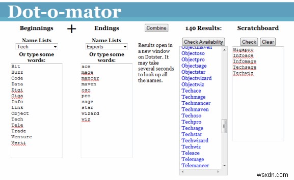 クリエイティブでユニークなドメイン名を見つけられるおすすめサイト5選