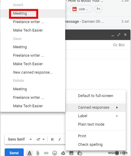 Gmailで定型文(テンプレート)を使った自動返信を設定する方法