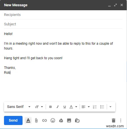 Gmailで定型文(テンプレート)を使った自動返信を設定する方法