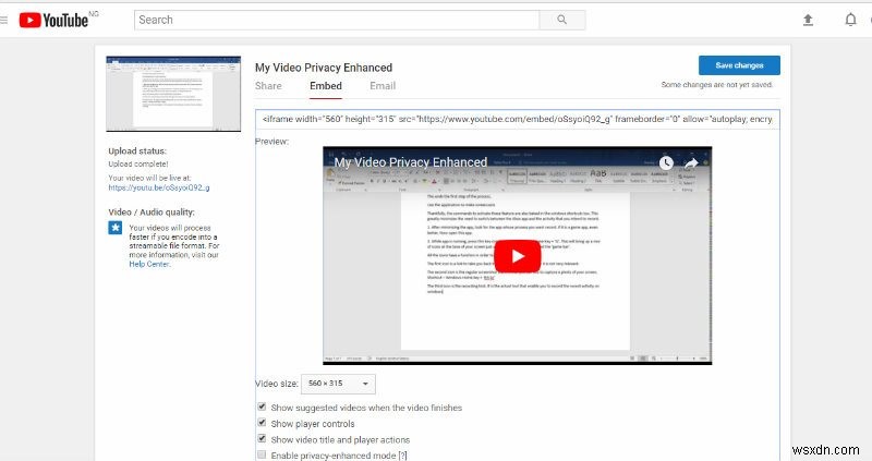 プライバシー強化モードでWordPressにYouTube動画を埋め込む方法【GDPR対応】