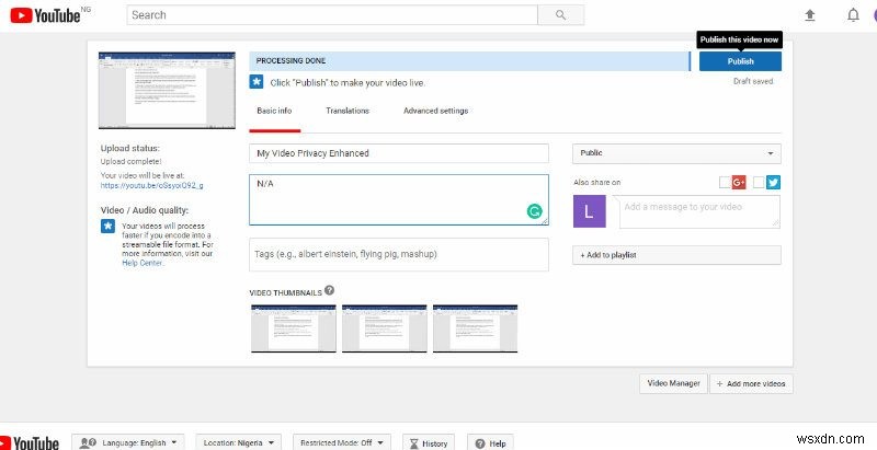 プライバシー強化モードでWordPressにYouTube動画を埋め込む方法【GDPR対応】
