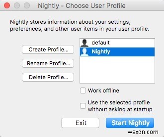 Firefox QuantumとFirefox Nightlyを同時に実行する方法【プロファイル設定ガイド】
