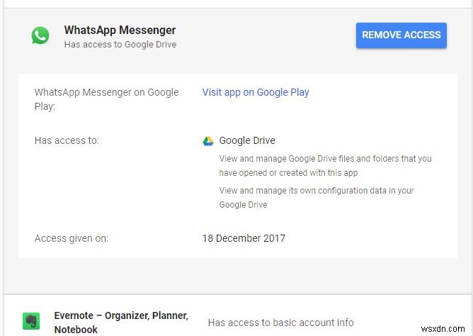 サードパーティ製アプリからのGoogleアカウントデータへのアクセスを取り消す方法