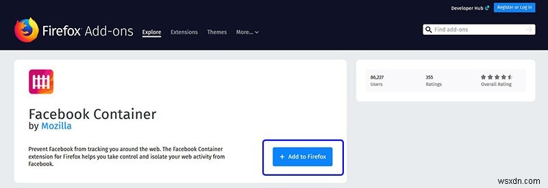 Firefox拡張機能「Facebook Container」でFacebookのトラッキングを防ぐ方法