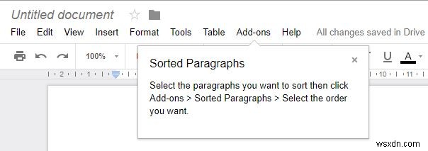 Googleドキュメントで文章をアルファベット順に並べ替える方法|アドオンとスプレッドシートの活用術