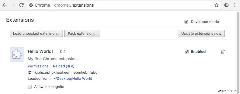 基本的なChrome拡張機能の作り方:マニフェスト作成からChromeへの読み込みまで