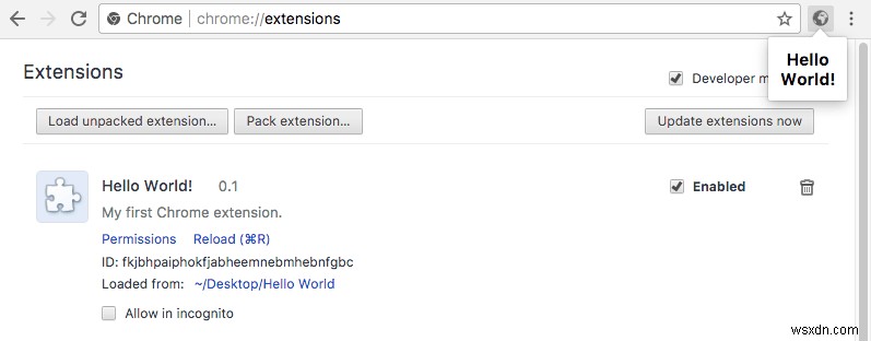 基本的なChrome拡張機能の作り方:マニフェスト作成からChromeへの読み込みまで
