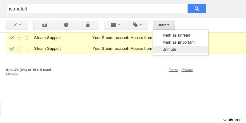 Gmailでメールスレッドをミュート・ミュート解除する方法【受信箱をすっきり整理】
