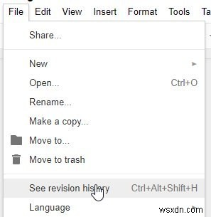 Googleドキュメントの変更履歴を確認して元に戻す方法