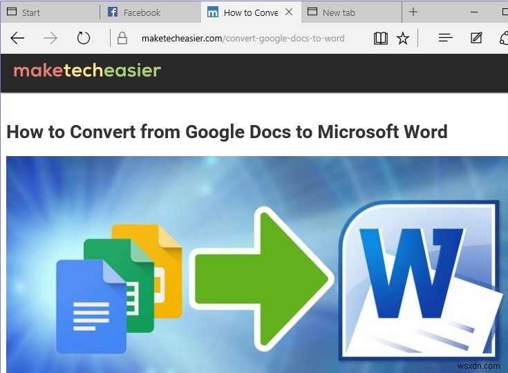Windows 10でMicrosoft Edgeを使ってWebコンテンツを共有する方法