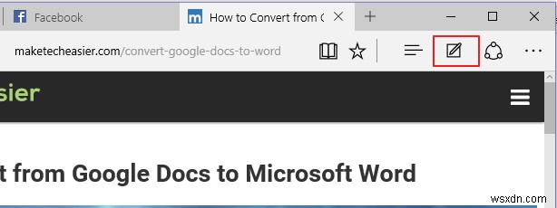 Windows 10でMicrosoft Edgeを使ってWebコンテンツを共有する方法