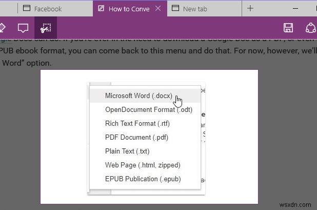 Windows 10でMicrosoft Edgeを使ってWebコンテンツを共有する方法
