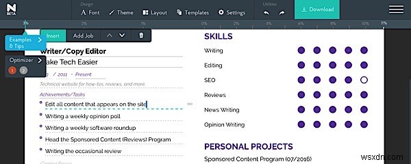Novorésumé(ノボレジュメ)で簡単に履歴書を作成する方法
