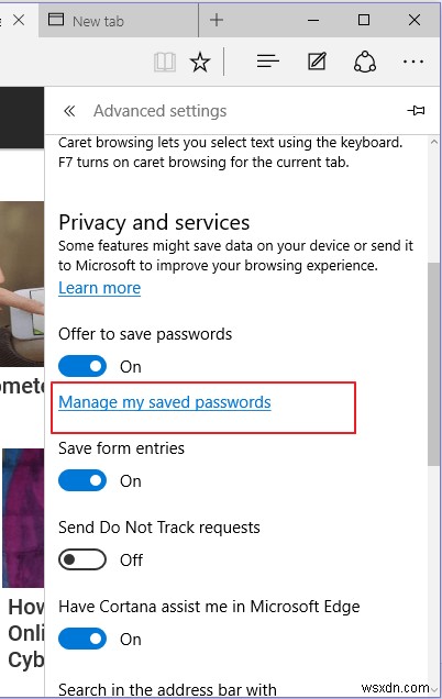 Microsoft Edgeで保存されたパスワードを表示・管理する方法