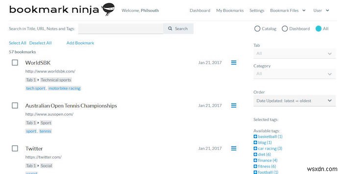 Bookmark Ninja(ブックマーク忍者)レビュー|クラウドでブックマークを整理して散らかりを防ごう