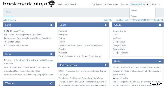 Bookmark Ninja(ブックマーク忍者)レビュー|クラウドでブックマークを整理して散らかりを防ごう
