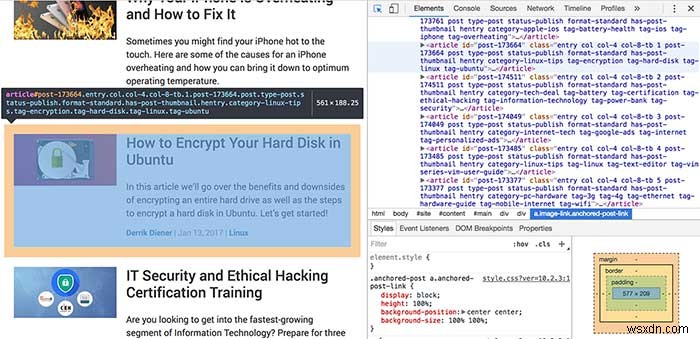 Google Chromeの「検証」ツールでウェブサイトを診断・デバッグする方法