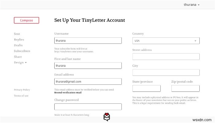 TinyLetterの使い方ガイド|無料メールマガジンの設定方法とMailChimpとの違い