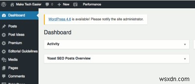 WordPressのアップデート通知を管理者以外のユーザーから非表示にする方法