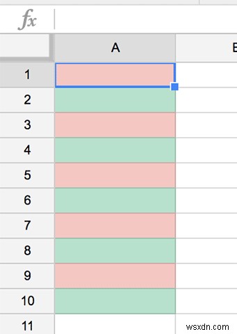 Googleスプレッドシートで行の色を交互に変える方法【条件付き書式で簡単設定】
