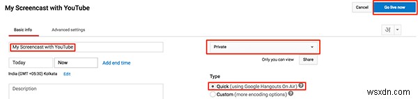 YouTubeだけでPC画面を録画する方法【録画ソフト不要】