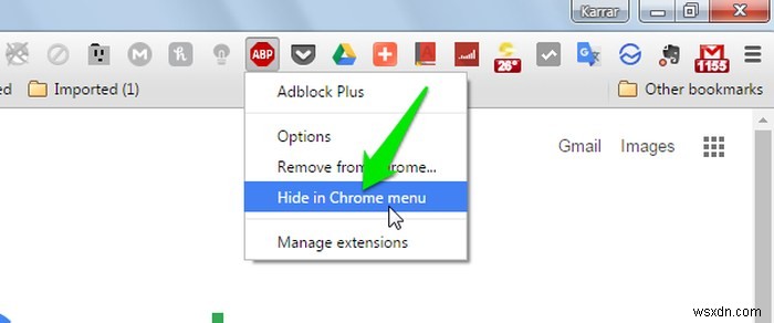 Chromeの拡張機能ボタンを好みに合わせて整理する方法
