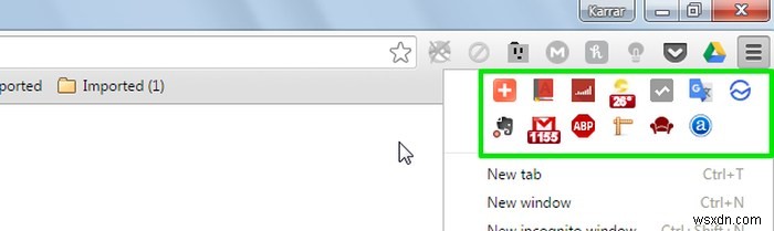 Chromeの拡張機能ボタンを好みに合わせて整理する方法
