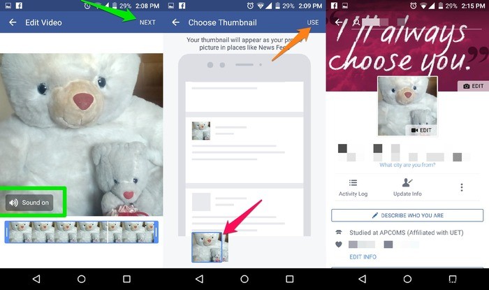 Facebookのプロフィール写真を動画に変更する方法!7秒以内のプロフィール動画を設定しよう