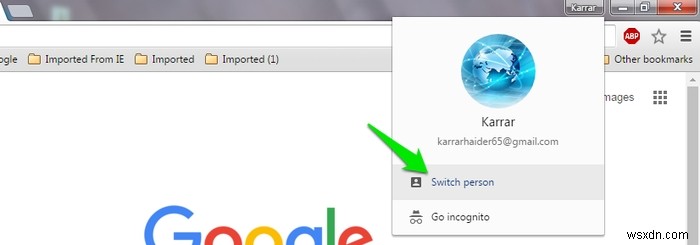 キーボードショートカットでChromeのユーザープロファイルを素早く切り替える方法
