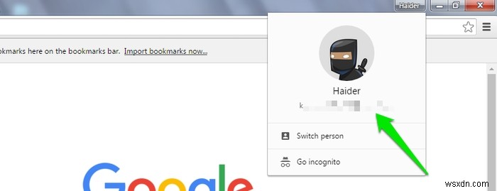 キーボードショートカットでChromeのユーザープロファイルを素早く切り替える方法