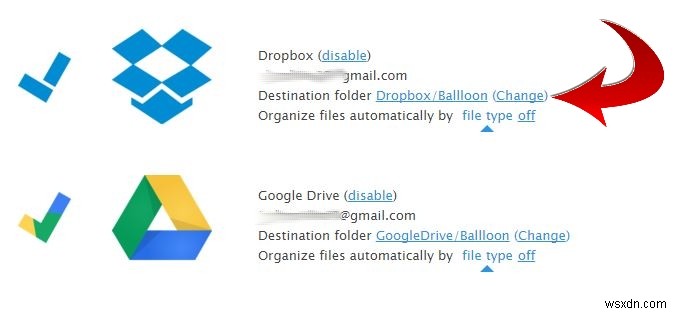 Ballloonでファイルを複数のクラウドストレージにワンクリックで簡単保存する方法