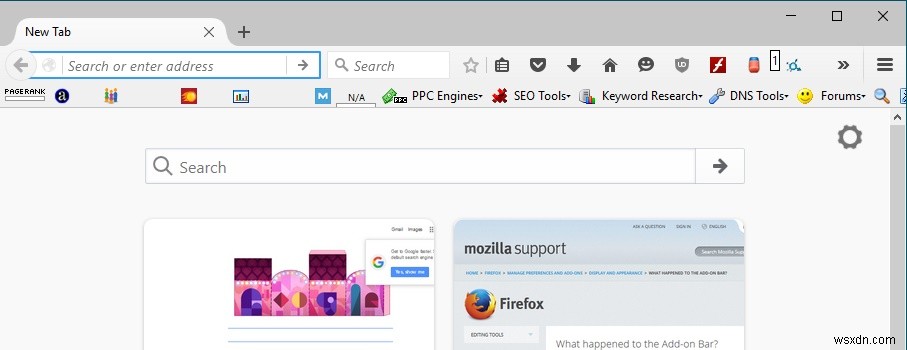 Firefoxから厄介なツールバーを完全に削除する方法
