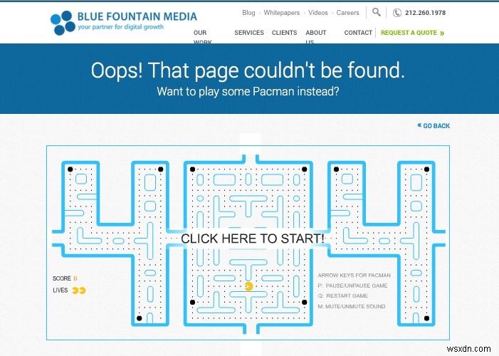 楽しくてクリエイティブなWordPress 404ページデザインのアイデアと実例集