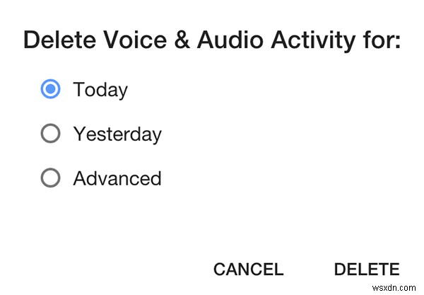 Google Nowに話しかけた音声コマンドの履歴をすべて削除する方法