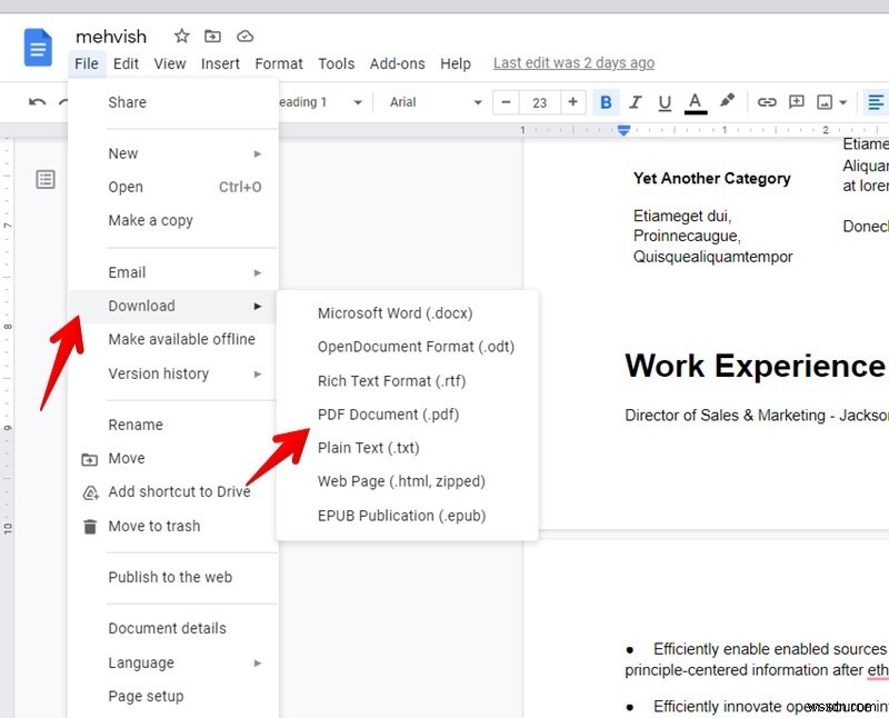 今すぐ使える無料Googleドキュメント履歴書テンプレート11選