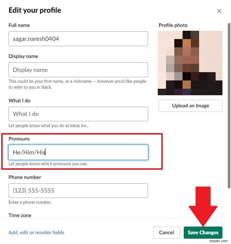Slackのプロフィールに代名詞を追加する方法【Web版・スマホアプリ対応】