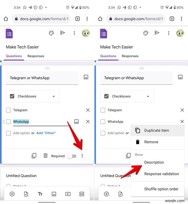 Googleフォームの質問に説明文を追加する方法【PC・スマホ対応】