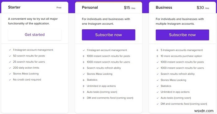Combin Growth レビュー:Instagramのフォロワー獲得を支援する柔軟な成長ツール