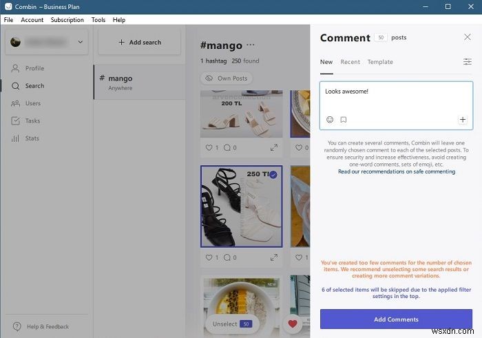 Combin Growth レビュー:Instagramのフォロワー獲得を支援する柔軟な成長ツール