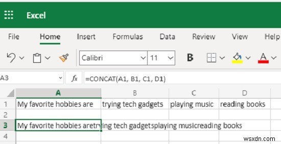 ExcelのCONCATENATE関数の使い方！複数セルの文字列を簡単に結合する方法