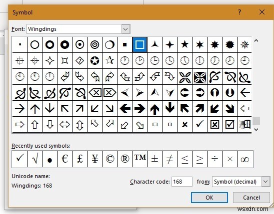 Microsoft Wordでチェックマークと四角い箇条書きを追加する方法