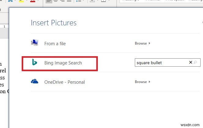 Microsoft Wordでチェックマークと四角い箇条書きを追加する方法