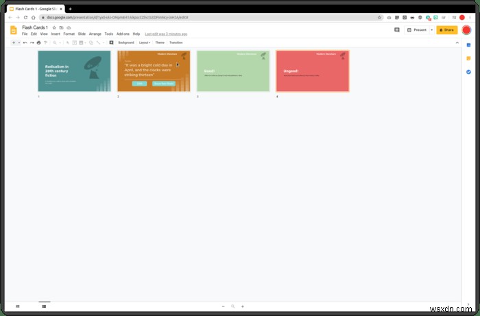 Googleスライドで簡単に作れる!フラッシュカードゲームの作り方